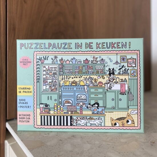 Puzzelpauze in de keuken