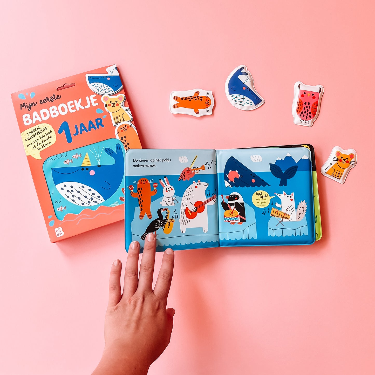 Badboekje mét speelfiguren 🐳
