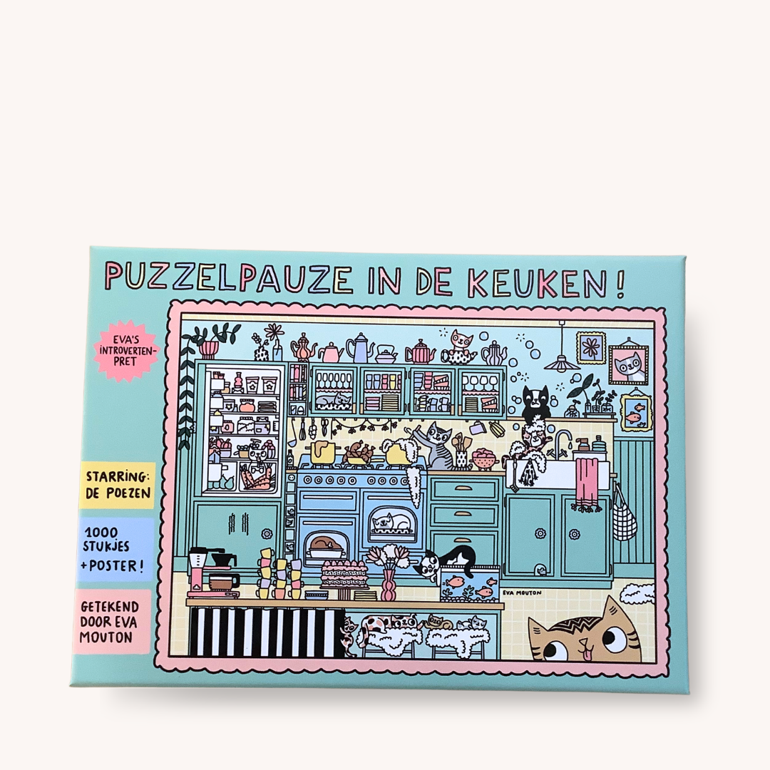 Puzzelpauze in de keuken
