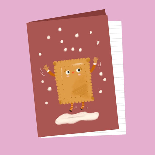 Nieuwjaarsbrief mét inlegvel koekje 🍪