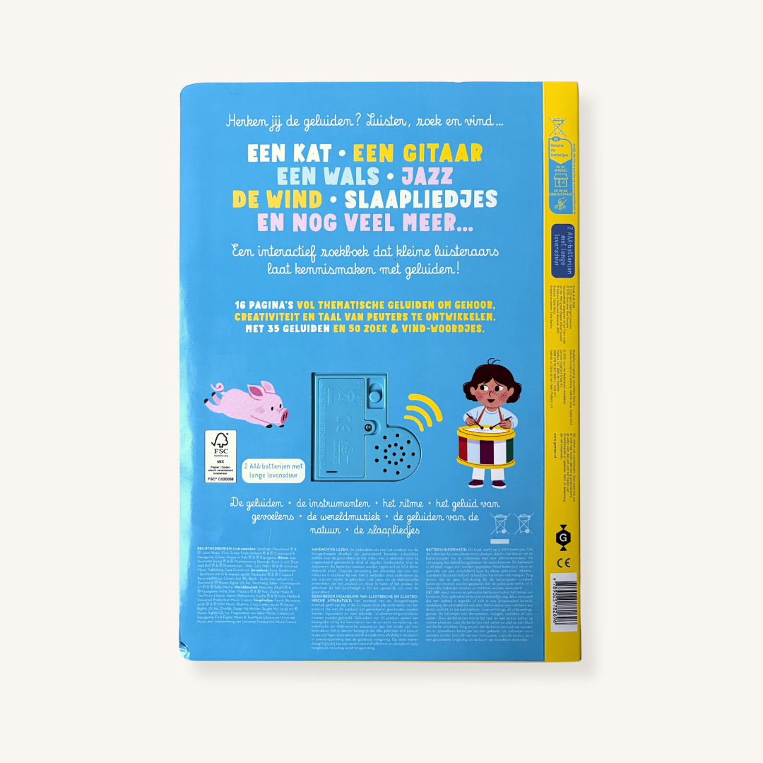Mijn grote muziekboek met geluiden