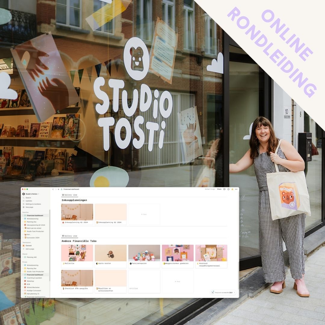 Online rondleiding: Zo organiseer ik mijn bedrijf in Notion!