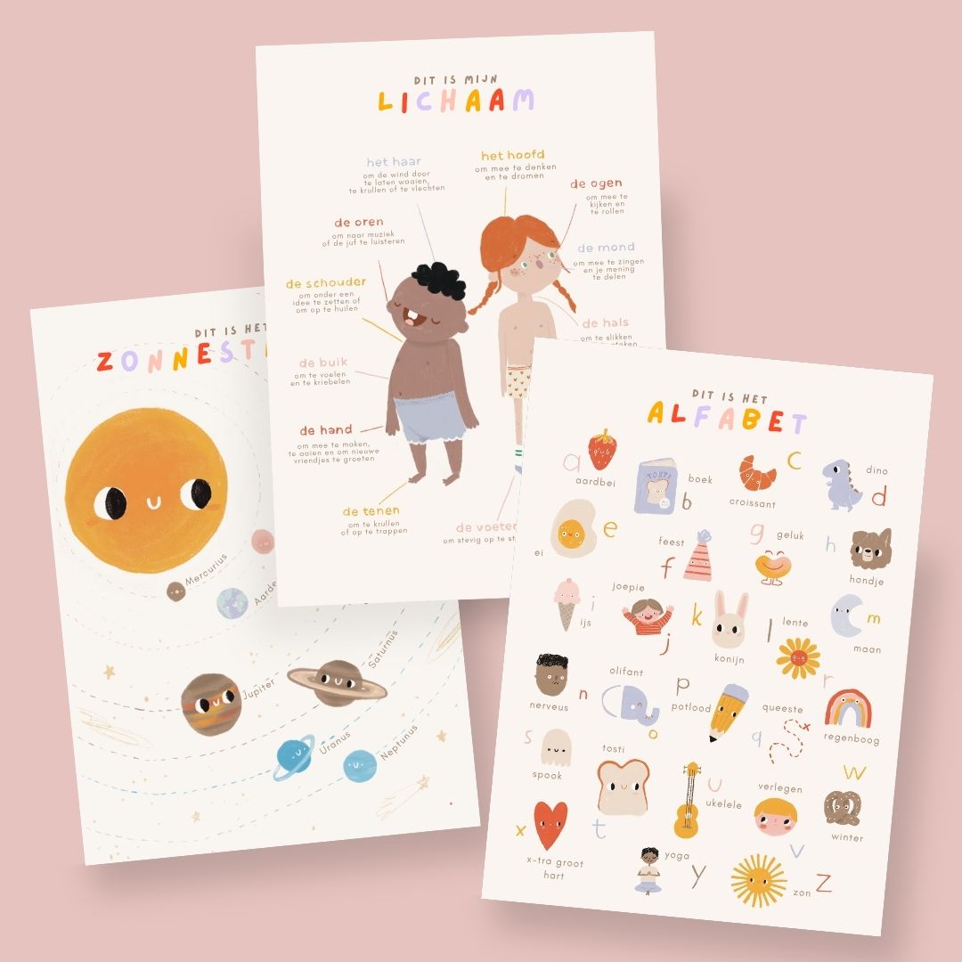 Posterset 🦷🪐🔤