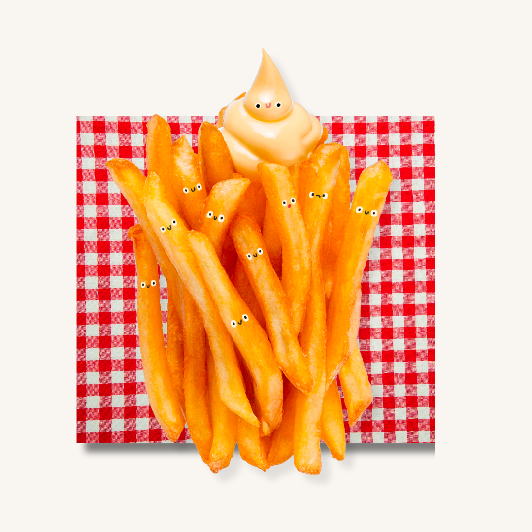 Kneusje Set Wenskaarten Schatjes van patatjes🍟🥔