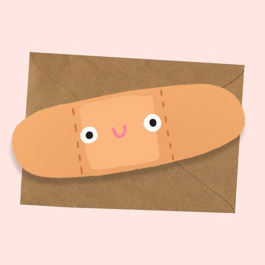 Wenskaart XL Pleister 🩹