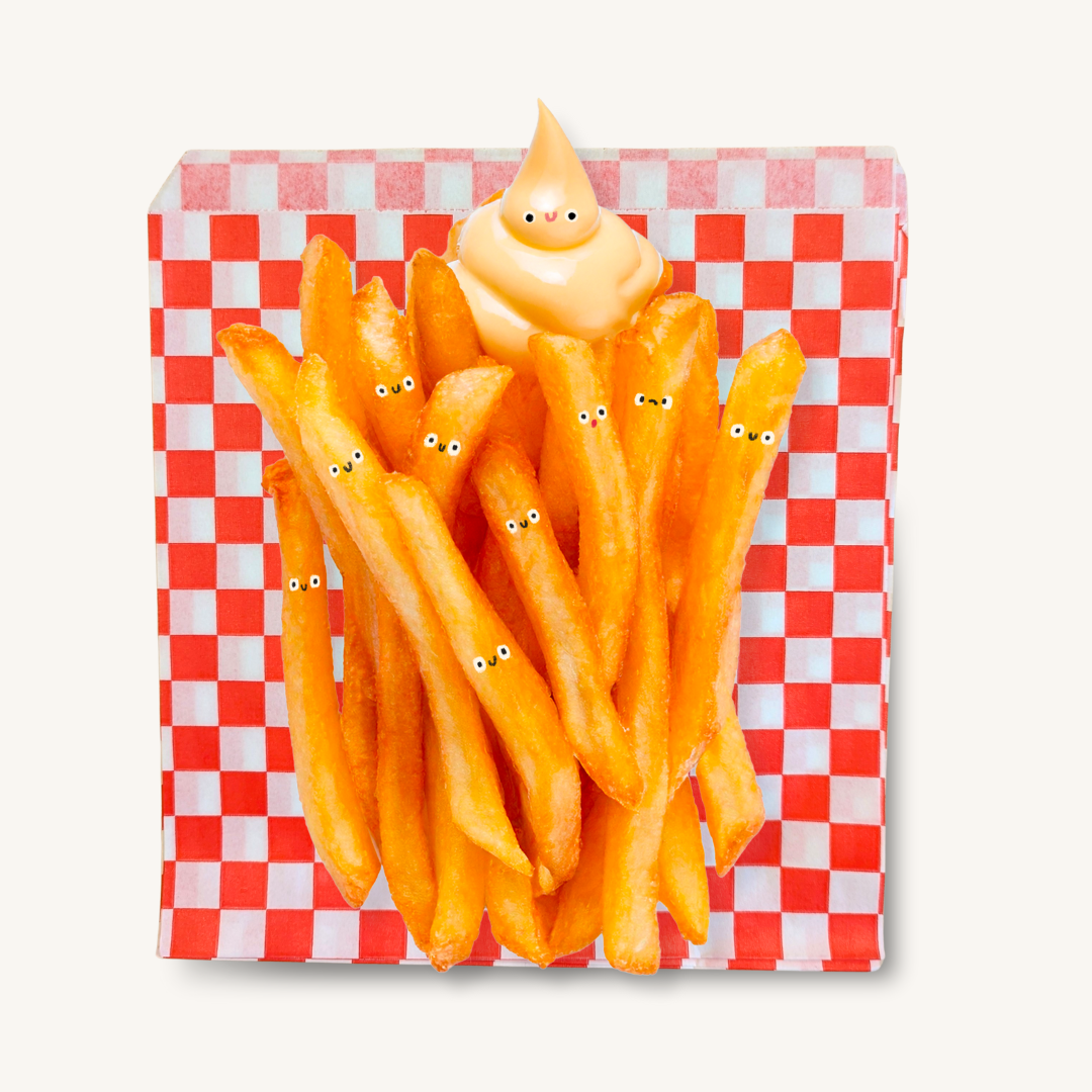 Set Wenskaarten Schatjes van patatjes🍟🥔