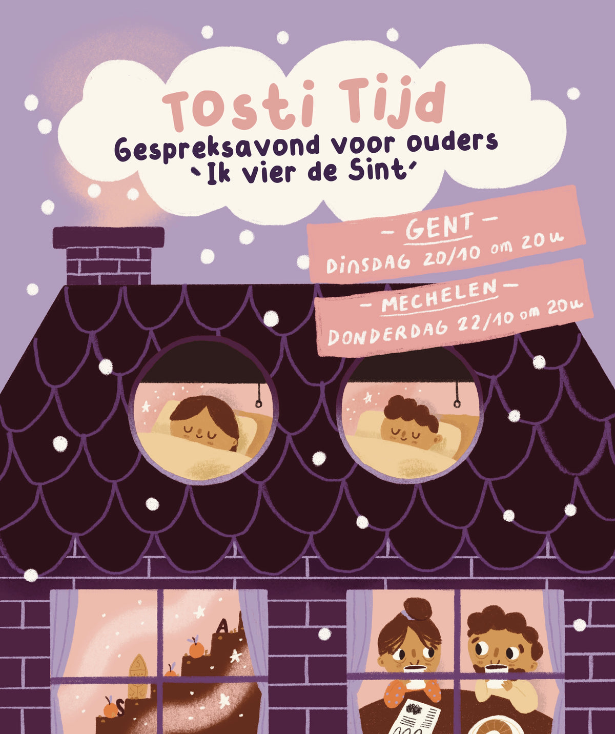 TOSTITIJD: Gespreksavond voor ouders 'Ik vier de Sint' in Gent 20/10